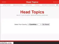 Sites similar to headtopics.com