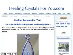 Sites similar to healing-crystals-for-you.com