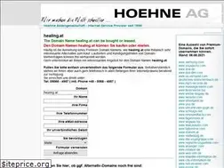 Sites similar to healing.at