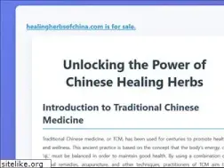 Sites similar to healingherbsofchina.com