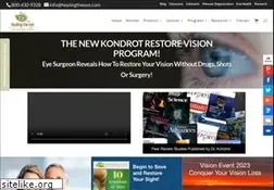 Sites similar to healingtheeye.com