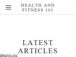 Sites similar to health-and-fitness-101.weebly.com