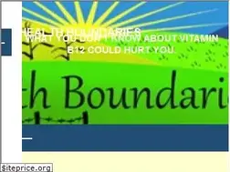 Sites similar to health-boundaries.com