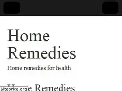 Sites similar to health-home-remedies.com