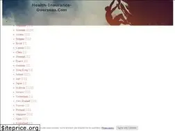 Sites similar to health-insurance-overseas.com