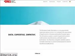 Sites similar to health-observatory.ro