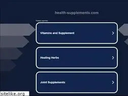 Sites similar to health-supplements.com