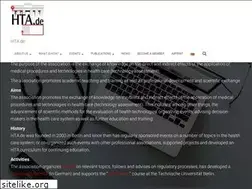 Sites similar to health-technology-assessment.de
