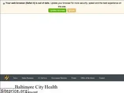 Sites similar to health.baltimorecity.gov