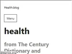 Sites similar to health.blog