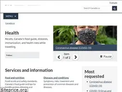 Sites similar to health.canada.ca