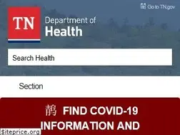 Sites similar to health.state.tn.us