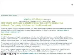 Sites similar to health.usf.edu