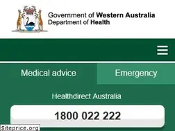 Sites similar to health.wa.gov.au