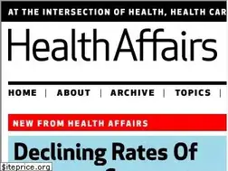 Sites similar to healthaffairs.org