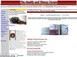 Sites similar to healthandfitnessforum.com