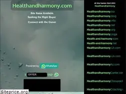 Sites similar to healthandharmony.com
