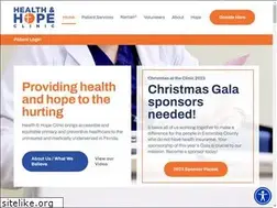 Sites similar to healthandhopeclinic.org