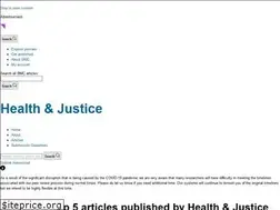 Sites similar to healthandjusticejournal.com