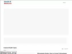 Sites similar to healthandmedicine.net
