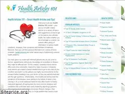 Sites similar to healtharticles101.com