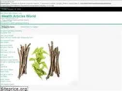 Sites similar to healtharticlesworld.com
