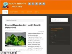 Sites similar to healthbenefitsof.com