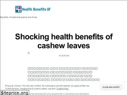 Sites similar to healthbenefitsof.org