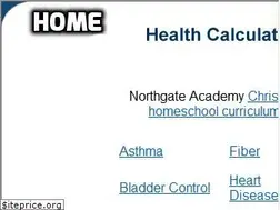 Sites similar to healthcalculators.org