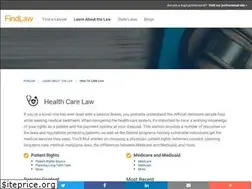 Sites similar to healthcare.findlaw.com