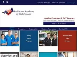 Sites similar to healthcareacademycalifornia.com