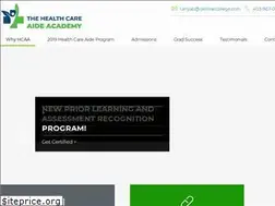 Sites similar to healthcareaideacademy.com