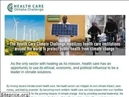 Sites similar to healthcareclimatechallenge.org