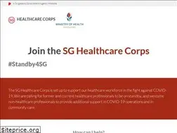 Sites similar to healthcarecorps.gov.sg