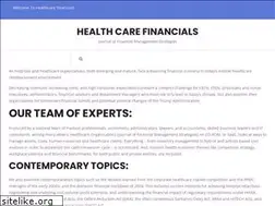 Sites similar to healthcarefinancials.com