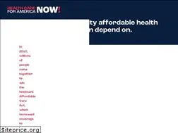 Sites similar to healthcareforamericanow.org