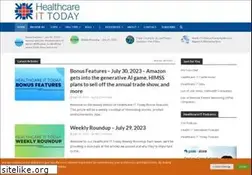 Sites similar to healthcareittoday.com