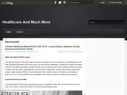 Sites similar to healthcareresearch.over-blog.com
