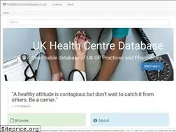 Sites similar to healthcentredatabase.co.uk