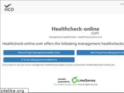 Sites similar to healthcheck-online.com