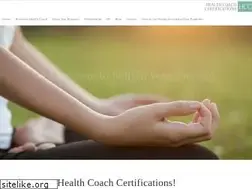 Sites similar to healthcoachcertifications.com