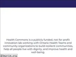 Sites similar to healthcommons.ca
