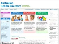 Sites similar to healthdirectory.com.au