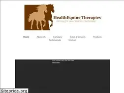 Sites similar to healthequinetherapies.ca
