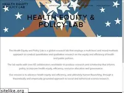 Sites similar to healthequityandpolicylab.com