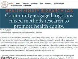 Sites similar to healthequityresearch.org