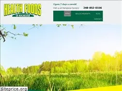 Sites similar to healthfoodsofrochester.com