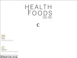 Sites similar to healthfoodsonline.com.au