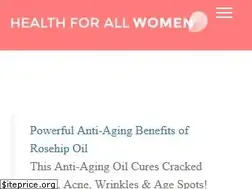 Sites similar to healthforallwomen.com