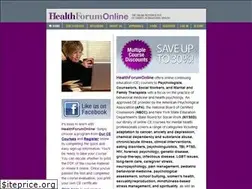 Sites similar to healthforumonline.com